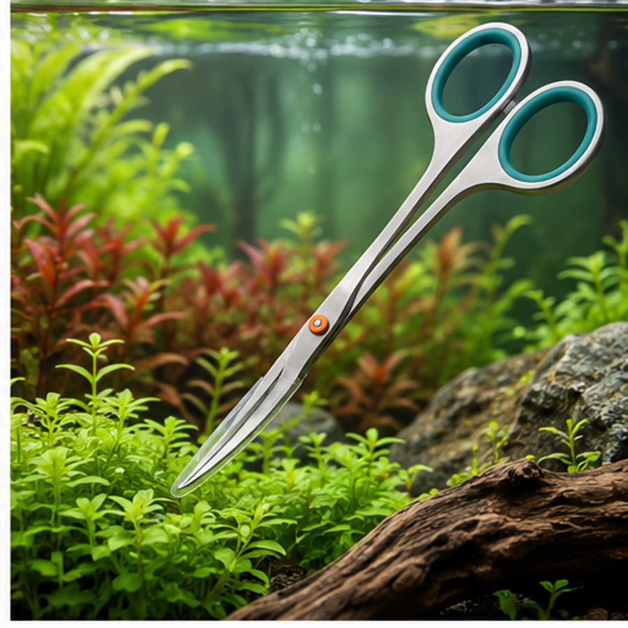 Curved Aquascaping Scissors — feature